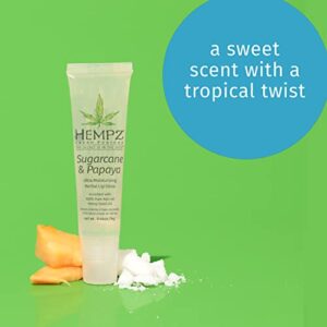 Hempz Lip Gloss, Fresh Fusions Sugarcane & Papaya Herbal, 44 oz