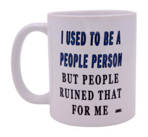 rogue river tactical sarcastic funny coffee mug i used to be a people person novelty cup great gift idea for employee boss coworker