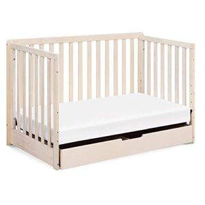 Carter's by DaVinci Colby 4-in-1 Convertible Crib with Trundle Drawer in Washed Natural, Greenguard Gold Certified, Undercrib Storage