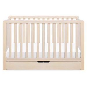 Carter's by DaVinci Colby 4-in-1 Convertible Crib with Trundle Drawer in Washed Natural, Greenguard Gold Certified, Undercrib Storage