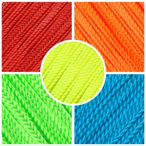 YOSTAR Yoyo Strings Professional 100% Polyester - Fits for Responsive and Non Responsive Yoyos -Yo yo Strings Pack of 50 (Red, Orange, Yellow, Blue, Green) (50pcs)