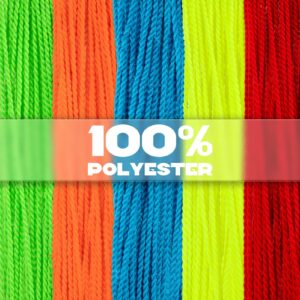 YOSTAR Yoyo Strings Professional 100% Polyester - Fits for Responsive and Non Responsive Yoyos -Yo yo Strings Pack of 50 (Red, Orange, Yellow, Blue, Green) (50pcs)