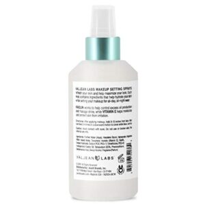 Valjean Labs Matte Makeup Setting Spray | Koalin + Vitamin E | Long-Lasting Wear, Matte Finish | Helps Hydrate and Control Oil | Paraben Free, Cruelty Free, Made in USA (6 oz)