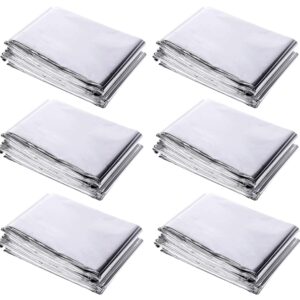 6 pack high silver reflective mylar film, garden greenhouse covering foil sheets effectively increase plants growth