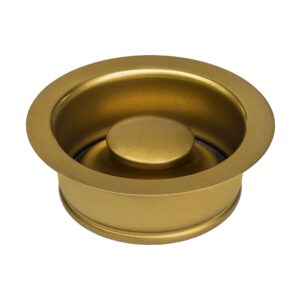 ruvati garbage disposal flange for kitchen sinks - brass/gold tone stainless steel - rva1041gg