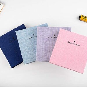 Ablus 100 Pockets Mini Photo Album - Fits for Fujifilm Instax Mini 9 Mini 8 Mini 90 Mini 25, Polaroid Snap PIC-300, Kodak Mini 3-Inch Film（Pink）