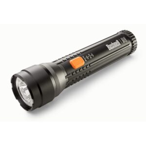 bushnell flashlight trkr 600 lumen | multi-color led tactical flashlights, battery powered lights for camping, hunting, hiking, emergency, & outdoor