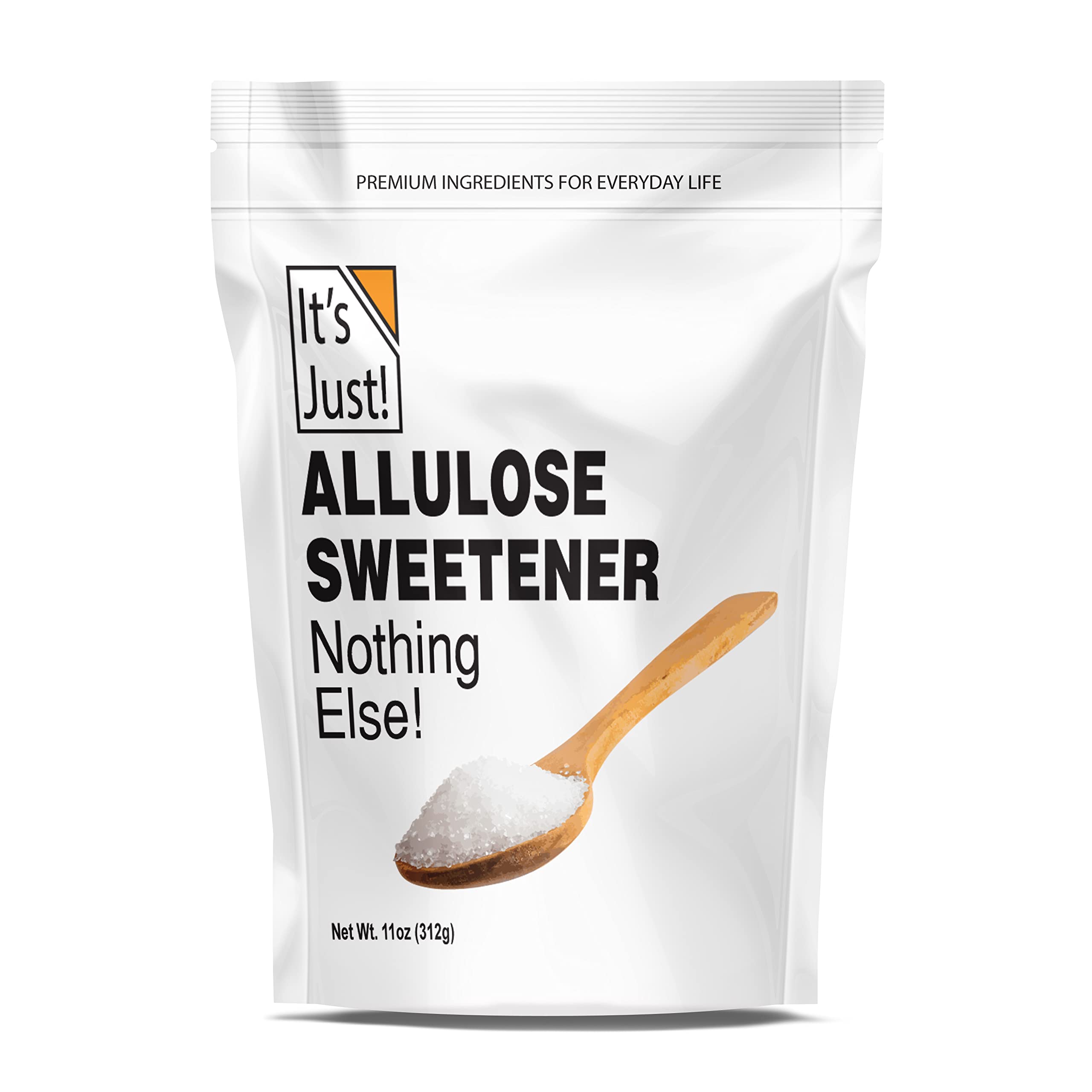 It's Just - Allulose, Sugar Substitute, Keto Friendly Sweetener, Non-Glycemic, Non-GMO (11oz)