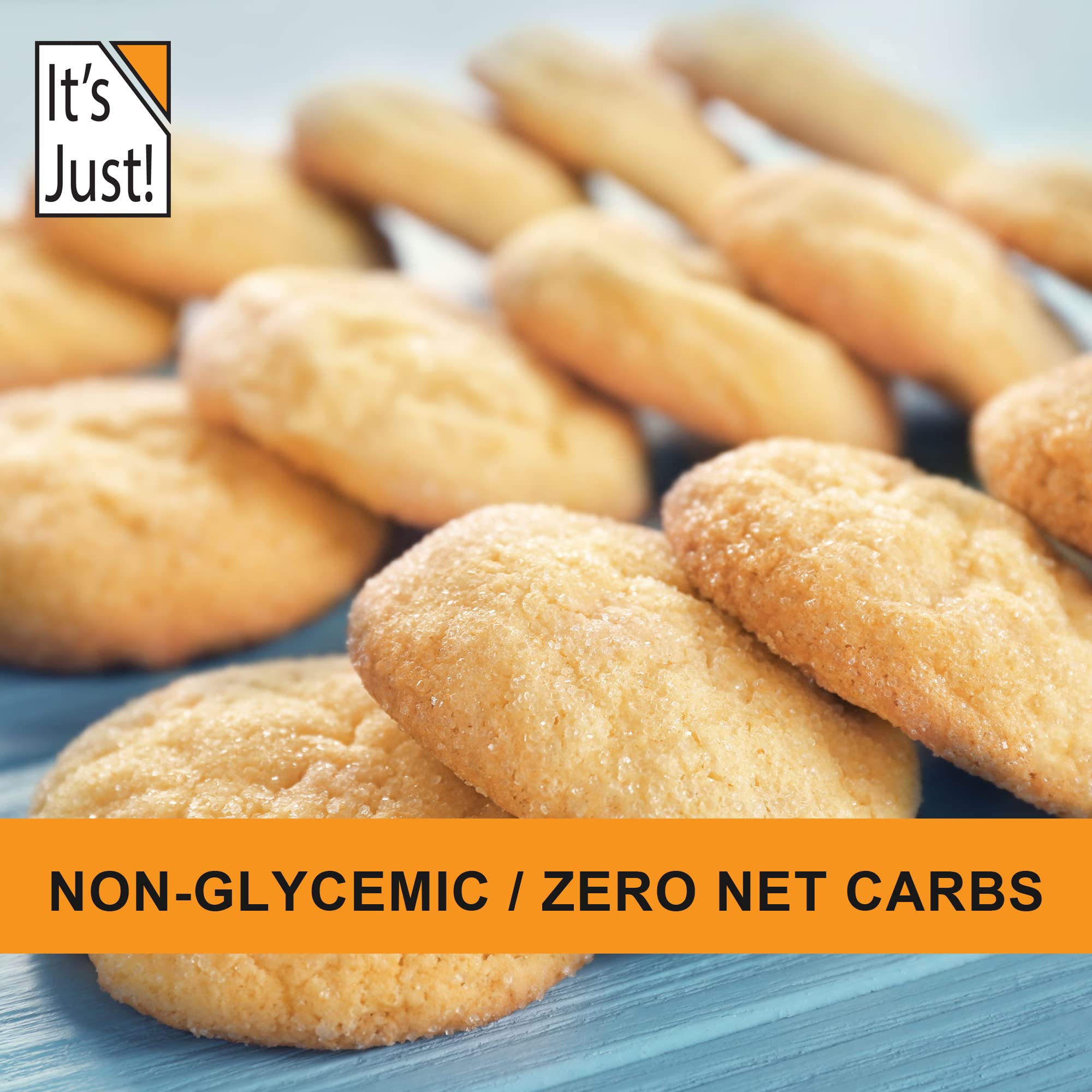 It's Just - Allulose, Sugar Substitute, Keto Friendly Sweetener, Non-Glycemic, Non-GMO (11oz)