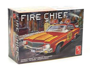 amt 1970 chevy impala fire chief 1:25 scale model kit