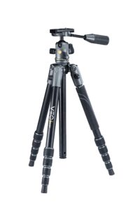 vanguard veo 2x 235abp 4 in 1 travel tripod, monopod, ball head with removeable pan handle - 23 mm, aluminum