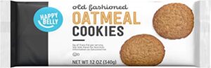amazon brand - happy belly old fashioned oatmeal cookies, 12 ounce (pack of 1)