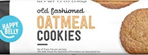 Amazon Brand - Happy Belly Old Fashioned Oatmeal Cookies, 12 ounce (Pack of 1)