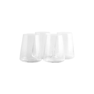 Stolzle Lausitz Power German Made Crystal Stemless White Wine Glass, Set of 4