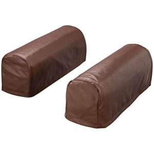 faux leather arm rest covers, set of 2