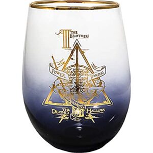 spoontiques deathly hallows stemless glass