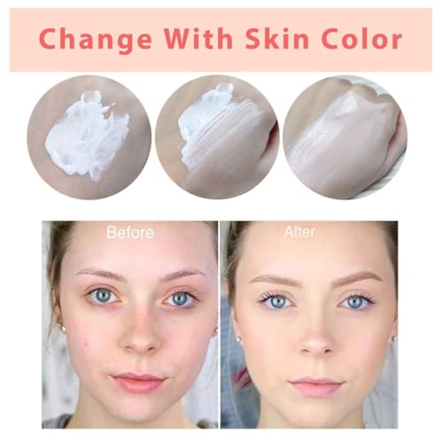 ReviGLam TLM Colour Changing Liquid Foundation Hides Wrinkles & Lines, BB Cream Makeup Base Concealer Cover Moisturizing Fluid for all Skin Tone SPF15, Pack of 2