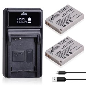 pickle power nb-5l battery and led usb charger for canon powershot s100, s110, sd700 is, sd790 is, sd800 is, sd850 is, sd870 is, sd880 is, sd890 is, sd900 is, sd950 is, sd970 is, sd990 is