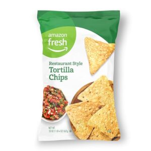 amazon fresh, restaurant style tortilla chips, 20 oz (previously happy belly, packaging may vary)