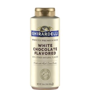 Ghirardelli White Chocolate Flavored Sauce Squeeze Bottle, 16 oz