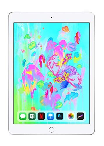 Apple iPad 9.7-inch (6th Gen) A1954 (GSM Unlocked + Verizon) - 128GB / Silver (Renewed)