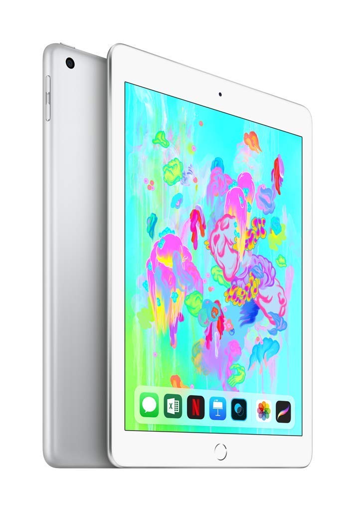 Apple iPad 9.7-inch (6th Gen) A1954 (GSM Unlocked + Verizon) - 128GB / Silver (Renewed)