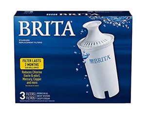 brita 3 count water filter pitcher advanced replacement filters (packaging may vary) (3 pack)