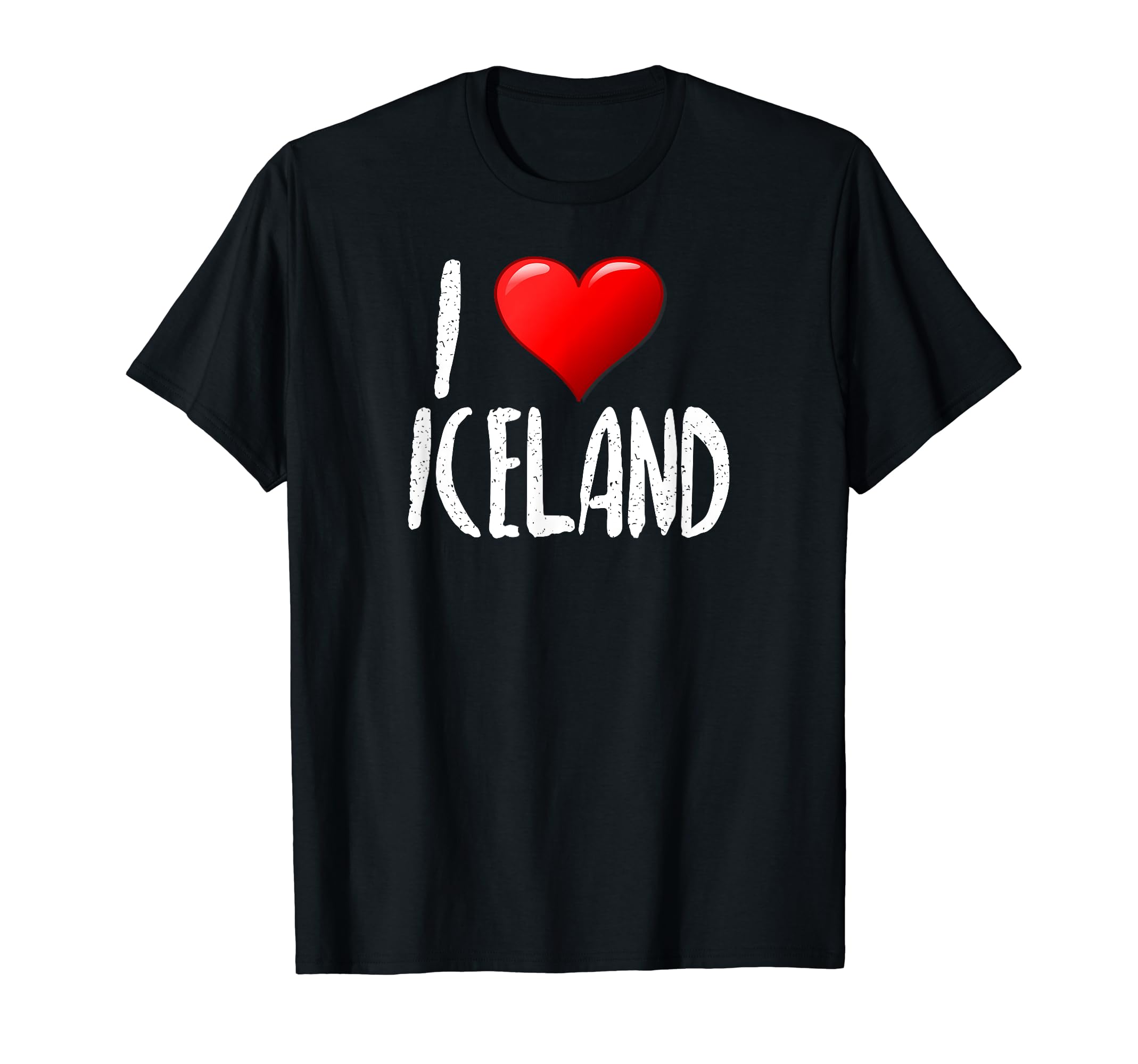 I Love Iceland- T-Shirt - Traveler - Souvenir T-Shirt