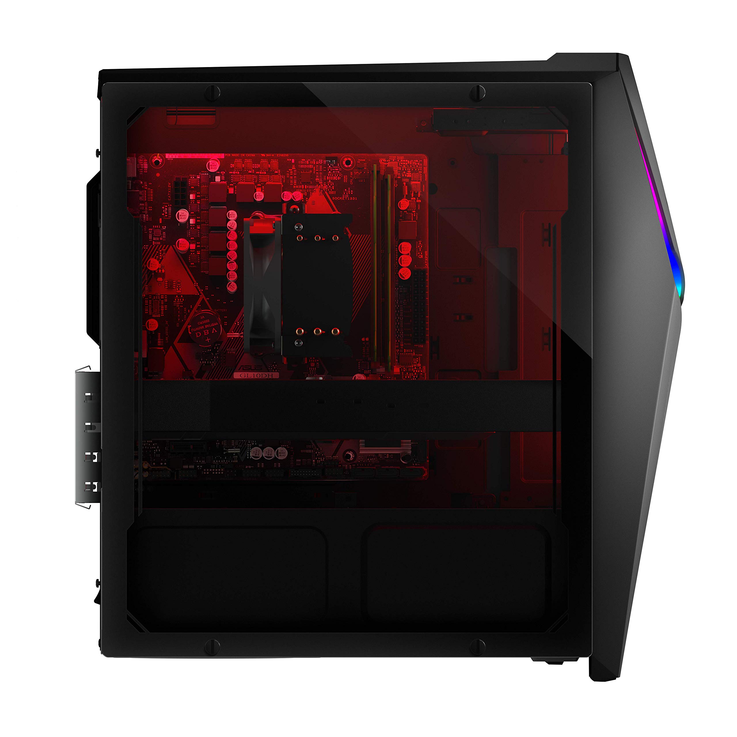 ROG Strix GL10DH Gaming Desktop PC, AMD Ryzen 7 3700X, GeForce GTX 1660 Ti, 16GB DDR4 RAM, 512GB SSD, Wi-Fi 5, Windows 10 Home, GL10DH-AH762