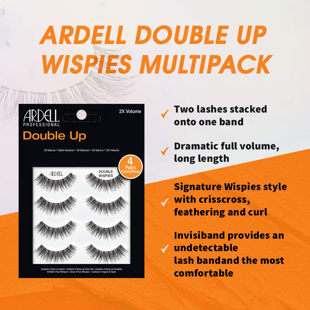 Ardell Double Up Wispies 4 Pairs