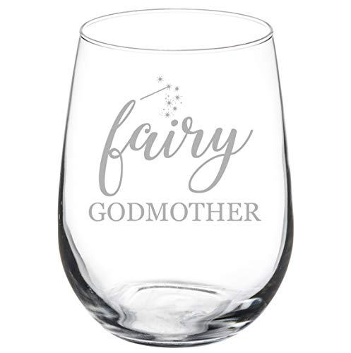 Wine Glass Goblet Fairy Godmother (17 oz Stemless)