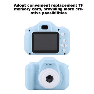 Kid Video Camera, HD 1080P Adopt Convenient Replacement TF Memory Card Toy Camera, Mini Portable 2.0 Inch IPS Color Screen Children's Camera, Digital Camera(Blue)