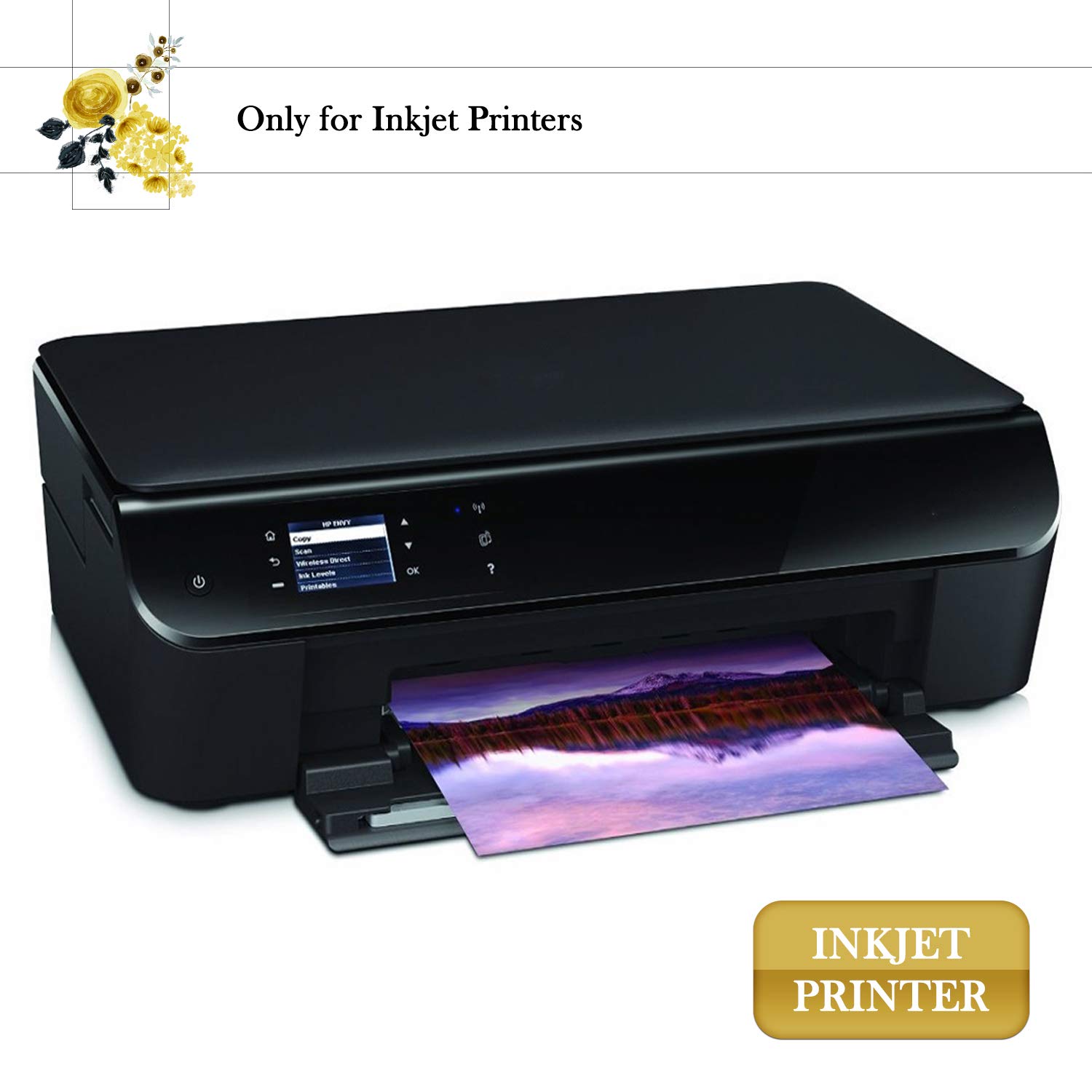 A-SUB Premium Photo Paper Luster 13x19 Inch 66lb for Inkjet Printers 50 Sheets, Single Sided