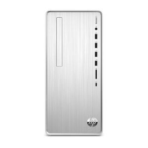 HP Pavilion Desktop Computer, AMD Ryzen 5 3400G, 12GB RAM, 512 GB SSD, Windows 10 (TP01-0040, Silver)