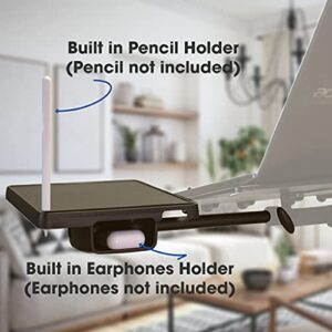 LEVO Accessory Shelf/Mouse Tray Rolling Laptop Workstation Plus