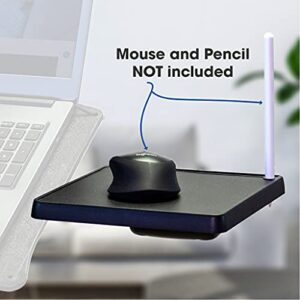 LEVO Accessory Shelf/Mouse Tray Rolling Laptop Workstation Plus