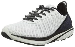 mbt rocker bottom shoes men’s – athletic running walking shoes gadi - black/wht