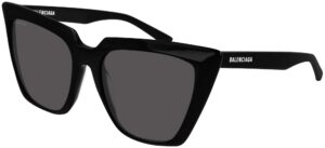 balenciaga cateye sunglasses bb0046s 001 black 55mm