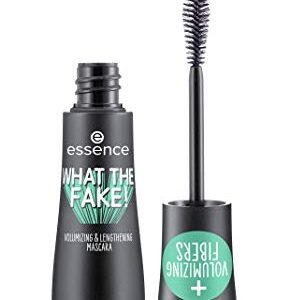 essence | What the Fake! Volumizing & Lengthening Fiber Mascara | Paraben Free | Cruelty Free (Pack of 1)