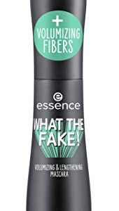 essence | What the Fake! Volumizing & Lengthening Fiber Mascara | Paraben Free | Cruelty Free (Pack of 1)