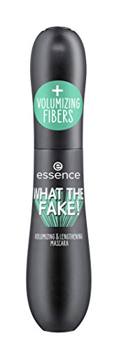 essence | What the Fake! Volumizing & Lengthening Fiber Mascara | Paraben Free | Cruelty Free (Pack of 1)