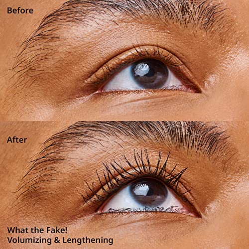 essence | What the Fake! Volumizing & Lengthening Fiber Mascara | Paraben Free | Cruelty Free (Pack of 1)