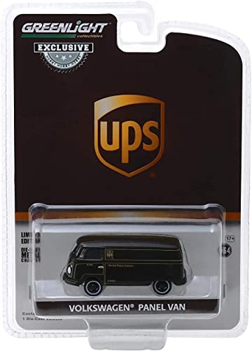 Greenlight 30020 UPS United Parcel Service Test Panel Van Delivery Truck 1:64 Scale