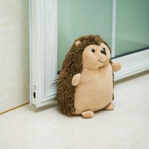 Marwood Cute Door Stopper Decorative Door Stops for Home and Office, Hedgehog Weighted Interior Doorstop Fabric Stuffed Animal Door Stopper Floor Decorative