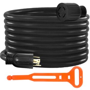 vevor generator extension cord, black