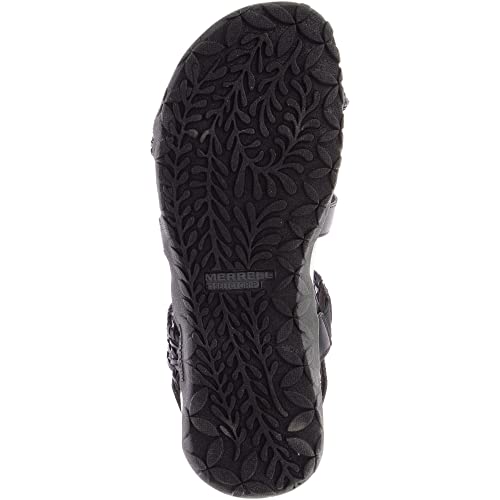 Merrell Women's Terran Braid Slingback Sandal, Black, 8