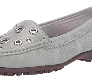 Marc Joseph New York Women's Leather Made in Brazil Mott Street Golf Shoe, Mint Glaze/Natural Sole, 10 M US