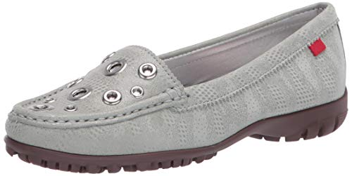 Marc Joseph New York Women's Leather Made in Brazil Mott Street Golf Shoe, Mint Glaze/Natural Sole, 10 M US