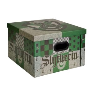 harry potter sr72665 slytherin storage box, multi-colour, 24 x 37 x 37 cm