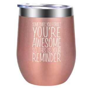 gspy wine tumbler for women, thank you gifts, teacher appreciation gifts - nurses week gifts, graduation gifts - funny birthday, mothers day gifts for mom, friend, coworker, daughter, nurse